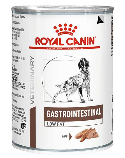 ROYAL CANIN Veterinary Diet Dog Gastrointestinal Low Fat Can 12 x 410