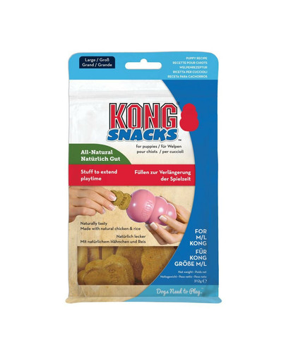 KONG Snacks Puppy sušienky o príchuťou kura s ryžou pre šteniatka g