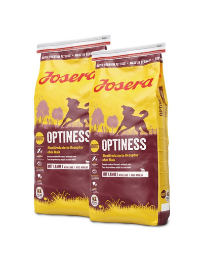 JOSERA Dog Optiness 2 x 15 kg granule s jahňacím mäsom pre citlivých psov