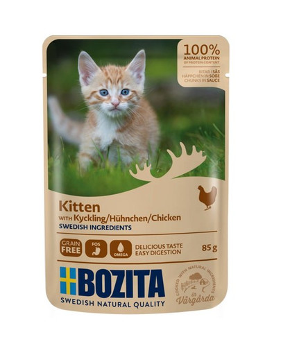 BOZITA Kitten Chicken kapsička pre mačky 85 g