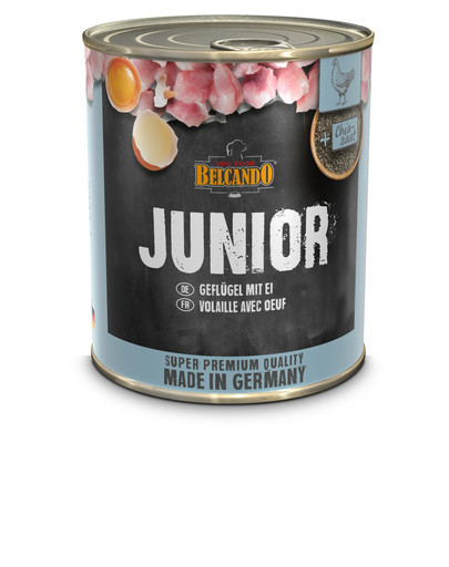 BELCANDO Super Premium Junior Hydina s vajciami pre šteňatá 6 x 800 g