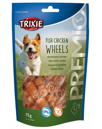 TRIXIE Kolečka kuracie/ryba, Premio, 75g