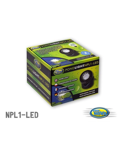 AQUA NOVA Vodotesné LED svietidlo 1x1,6W 12V farebné sklá