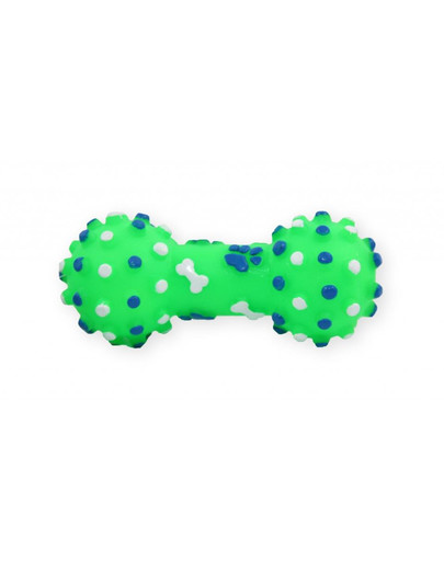PET NOVA DOG LIFE STYLE Hračka v tvare činky  10,5 cm, zelená