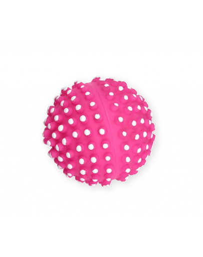 PET NOVA DOG LIFE STYLE Hračka v tvare ježka s výčnelkami, 6,5 cm, ružová