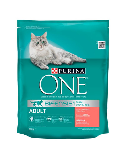 PURINA ONE ADULT losos a zrno 800g