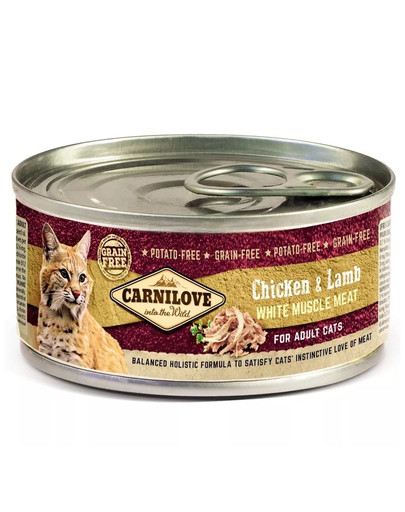 CARNILOVE Krmivo pre mačky v konzerve 24 x 100 g