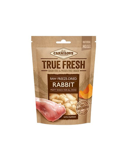 CARNILOVE RAW Freeze-dried rabbit&pumpkin 40 g králik s tekvicou