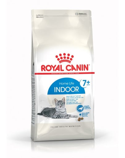 ROYAL CANIN Indoor 7+ 15 x 400g granule pre starnúce mačky žijúce vo vnútri