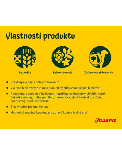 JOSERA Lachs & Kartoffel 5 x 900g bezlepkové krmivo pre psov