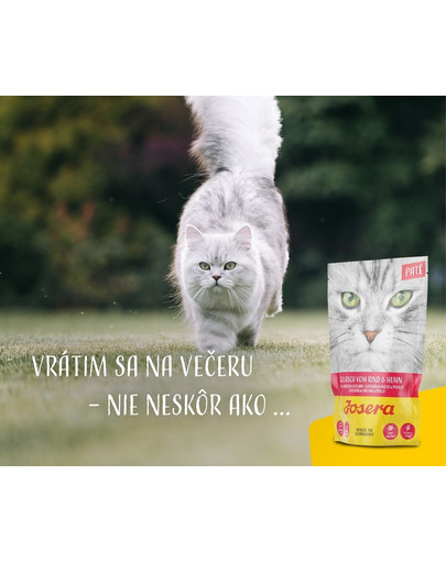 JOSERA Paté guláš z kuracieho a hovädzieho mäsa 16 x 85 g