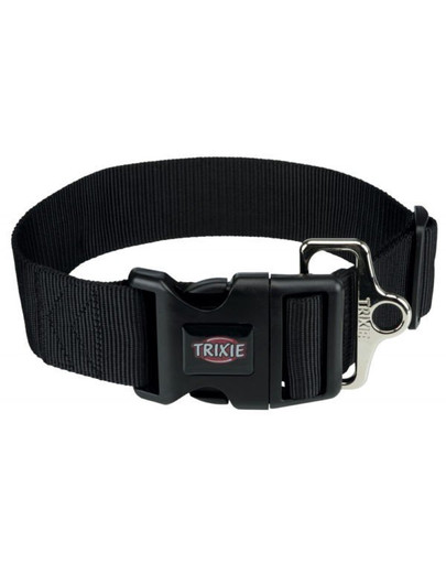 TRIXIE Obojok Premium XXL, M–L: 40–60 cm/50 mm, čierny