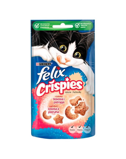 Felix Crispies losos+pstruh 45 g