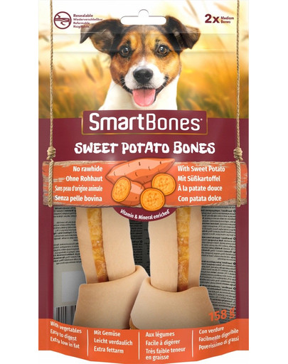 SMARTBONES Sweet Potato medium Sweet potato 2 ks