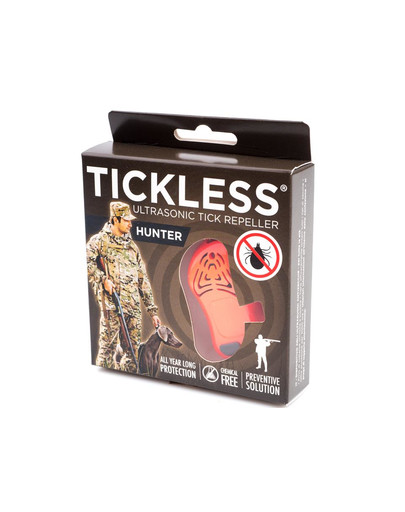 TICKLESS Hunter Ultrazvukový odpudzovač kliešťov Orange