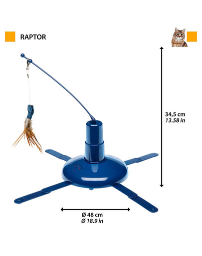 FERPLAST elektronická hračka pre mačky Raptor