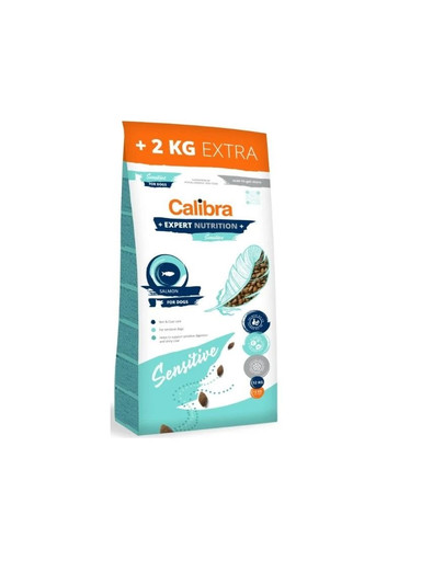 CALIBRA Dog Expert Nutrition Sensitive 12+2 kg