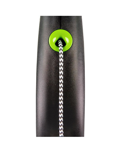 FLEXI Vodítko Black Design XS lanko 3 m zelené