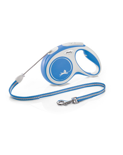 FLEXI New Comfort Vodítko M 5 m lanko modré