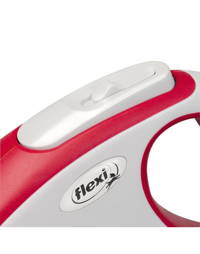 FLEXI New Comfort Automatické vodítko pre psa M 8m červená farba
