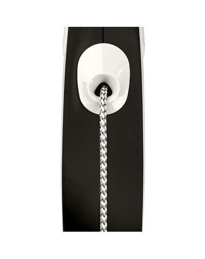 FLEXI Vodítko New Comfort S lanko 8 m čierne