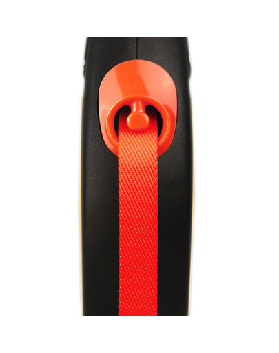 FLEXI Vodítko New Neon M pásik 5 m oranžové