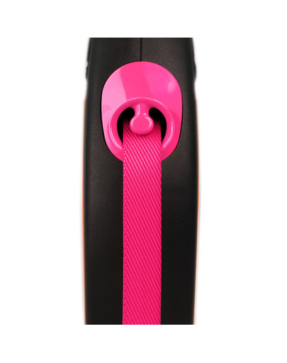 FLEXI Vodítko New Neon M pásik 5 m ružové