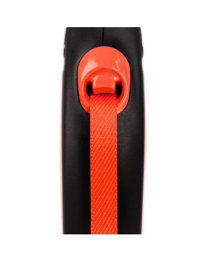 FLEXI Vodítko New Neon S pásik 5m oranžové