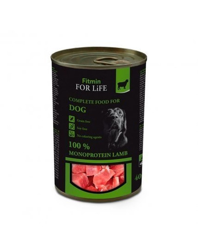 FITMIN For Life Lamb Jahňacia konzerva pre psov 400 g