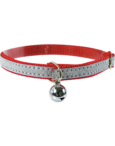 ZOLUX Obroża błyszcząca 30 cm czerwona