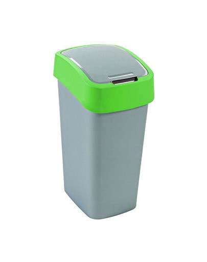 CURVER Kôš na odpad FLIP BIN 50 l Strieborno-zelený
