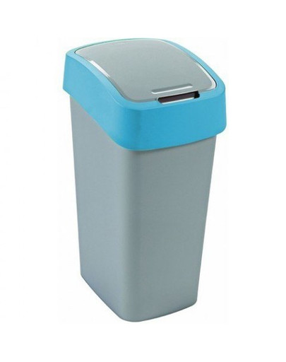 CURVER odpadkový kôš, FLIP BIN, strieborný/modrý, 50l