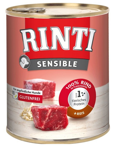 RINTI Sensible Hovädzie s ryžou 800g