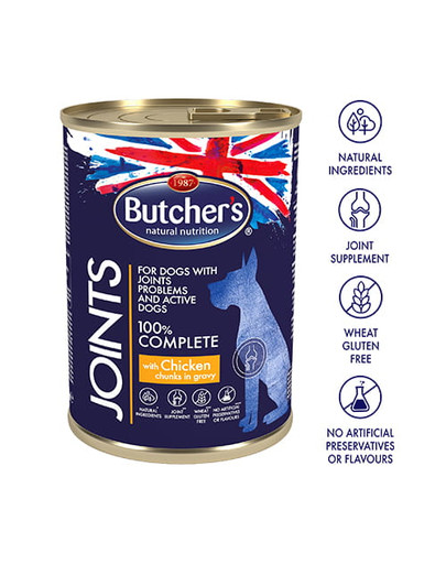 BUTCHER'S WCD Blue+ Joints Kuracie kúsky v omáčke 400 g