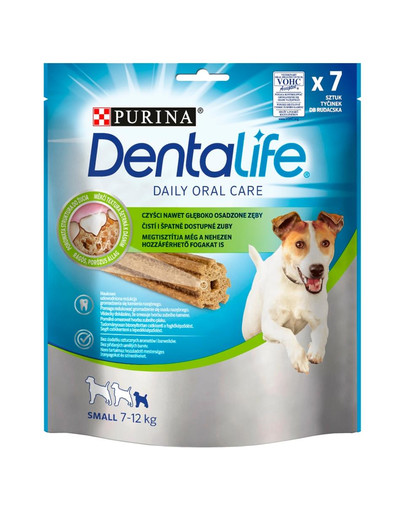 PURINA Dentalife Small 115g  Dentálne pochúťky pre dospelých psov malých plemien 7 ks