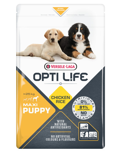 Versele-LAGA Puppy Maxi - Krmivo pre šteňatá veľkých plemien, hydinové mäso 12,5 kg