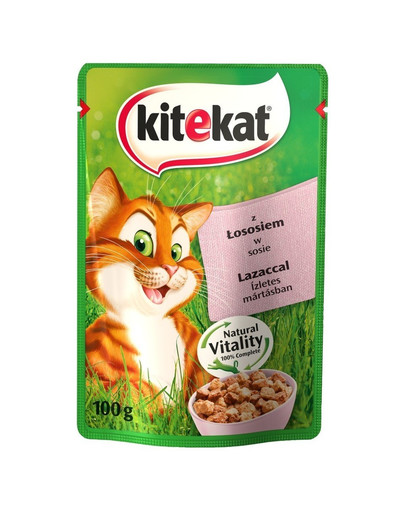 KITEKAT losos v omáčke 0.1kg x24