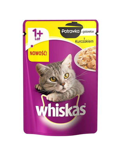 WHISKAS Adult Kapsička s hovädzím 28 x 85 g