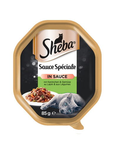 SHEBA Sauce Speciale 85g králik, kačka, zelenina