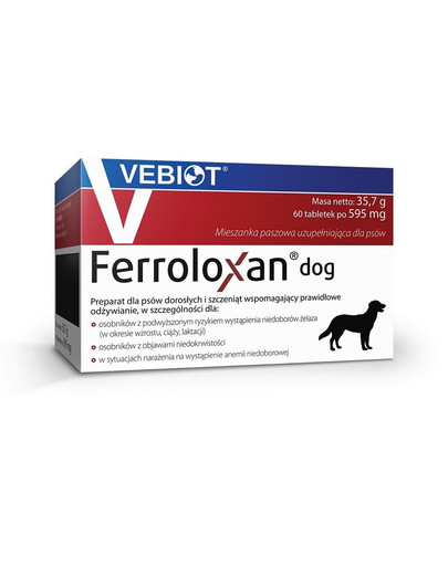 VEBIOT Ferroloxan dog 60 tbl