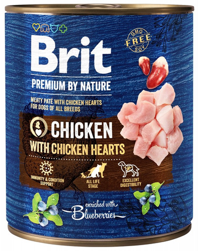 BRIT Premium by Nature Paštéta pre psov z bravčového mäsa 36 x 800 g