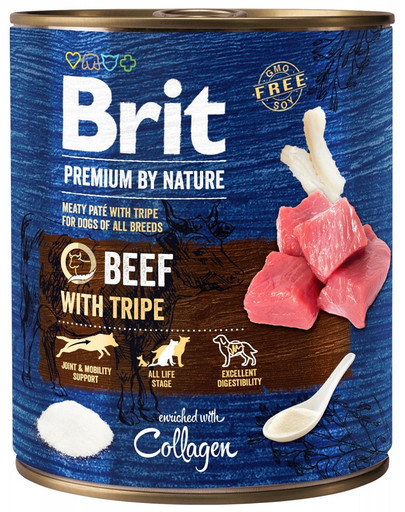 BRIT Premium by Nature Paštéta pre psov z bravčového mäsa 12 x 800 g