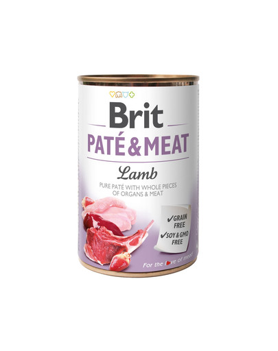 BRIT Pate & Meat Venison Paštéta pre psov z diviny 6 x 400 g