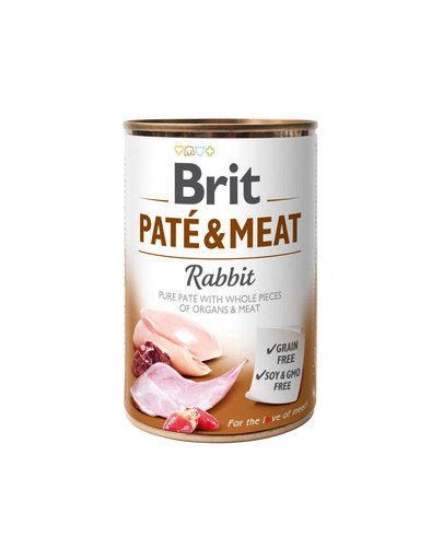 BRIT Pate & Meat Venison Paštéta pre psov z diviny 6 x 400 g