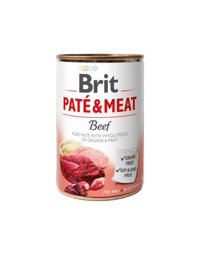 BRIT Pate & Meat Venison Paštéta pre psov z diviny 6 x 800 g
