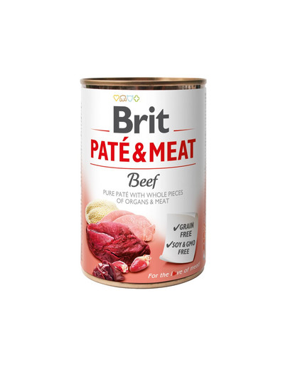 BRIT Pate & Meat Venison Paštéta pre psov z diviny 6 x 400 g