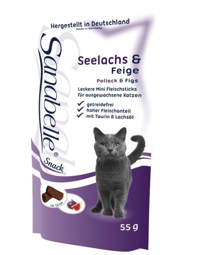 SANABELLE Snack Mintaj & Figi 55g
