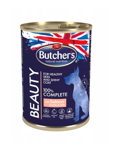 BUTCHER'S WCD Blue+ Beauty kúsky lososa v omáčke 400 g