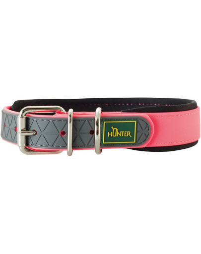 HUNTER Convenience obojok veľkosť XS-S (35) 22-30 / 2cm neónový ružový