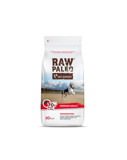 VETEXPERT Raw Paleo Beef adult medium 10kg